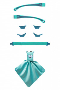 Kit accesorii pentru ochelari de soare MOKKI Click&Change, bleu - Img 2