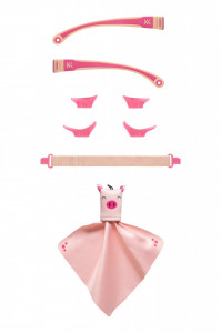 Kit accesorii pentru ochelari de soare MOKKI Click&Change, roz