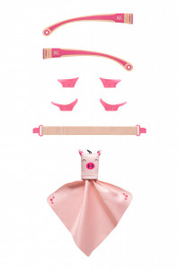 Kit accesorii pentru ochelari de soare MOKKI Click&Change, roz - Img 5