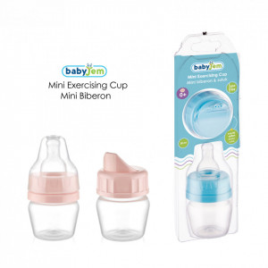 Mini biberon 2 in 1 Cana si biberon din sticla BabyJem 30 ml - Img 2