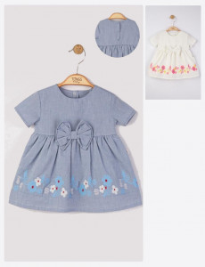 Rochita eleganta cu broderie pentru fetite, Tongs baby - Img 2