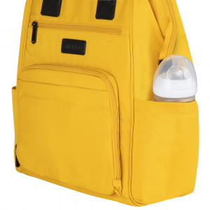 Rucsac multifunctional mamici Skiddou Astrid, Galben - Img 6