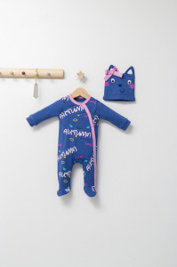Salopeta cu caciulita pentru bebelusi Colorful autum, Tongs baby - Img 2