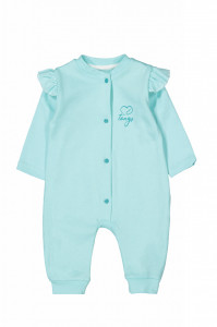 Salopeta cu maneca lunga si volanas nou nascut LILA, Tongs baby - Img 2