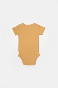 Set 2 body Bamboo, galben, BabyCosy, 50% bumbac+50%bambus
