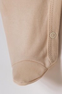 Set 2 salopete lungi, Lamb, BabyCosy, 100% bumbac organic - Img 4