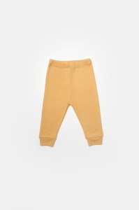 Set 3 piese:bluza, pantaloni si caciulita Bamboo, maro, BabyCosy, 50% bumbac+50%bambus