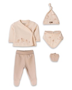 Set de 5 piese pentru nou nascut, Lamb, BabyCosy - Img 9