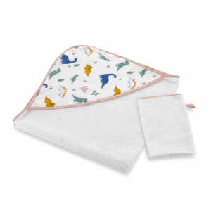 Set prosop si manusa de baie 72x72 cm BabyJem