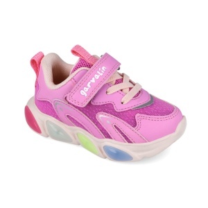 Sneakers cu luminite Garvalin 251808, roz - Img 3