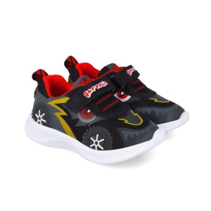 Sneakers cu roti si leduri Garvalin 252800, negri