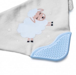 Baveta triunghi cu accesoriu dentitie BabyJem Cowboy Bib - Img 6