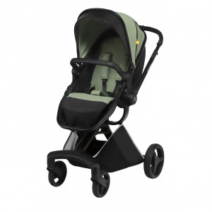 Carucior transformabil 2 in 1 Skiddou Nasjo, Wild climber, Verde - Img 1