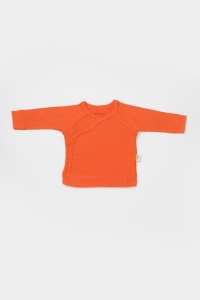 Cutie 4 piese pentru nou nascut - 100% bumbac organic - Portocaliu, BabyCosy