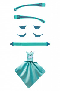 Kit accesorii pentru ochelari de soare MOKKI Click&Change, bleu - Img 1