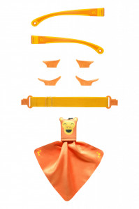 Kit accesorii pentru ochelari de soare MOKKI Click&Change, galben - Img 2