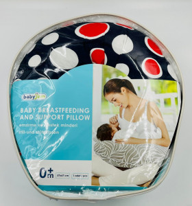 Perna pentru alaptat 2 in 1 Nursing Pillow Navy, BabyJem - Img 2
