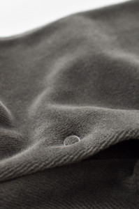Salopeta Ursulet cu maneca lunga si botosei din 80%bumbac organic si 20% poliester - Antracit, BabyCosy - Img 7