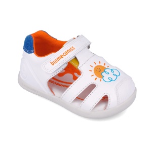 Sandale Primii Pasi pentru Copii Biomecanics 252166, Alb