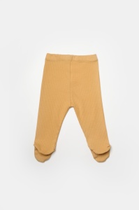 Set 2 pantaloni Bamboo, galben, BabyCosy, 50%bumbac+50% bambus