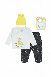 Set de 10 piese pentru nou nascut Lebada, Tongs baby - Img 2