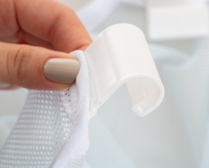 Suport textil pentru cadita Babyjem. bleu