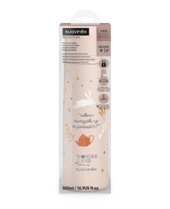 Termos pentru lichide Wonder, 500 ml, roz, Suavinex - Img 2