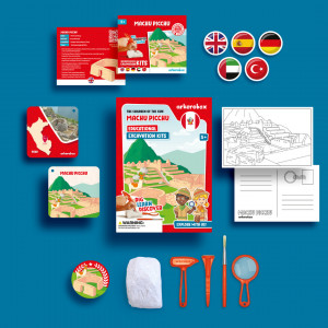 Arkerobox - Set arheologic educational si puzzle 3D, Machu Picchu