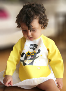 Baveta cu maneci si buzunar BabyJem Polly Bib - Img 2