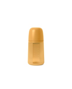 Biberon din silicon, 240ml, Colour Essence SX Pro debit mediu, galben muștar - Img 1