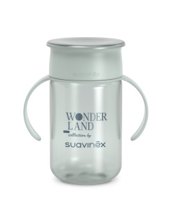 Cană 360° anti-vărsare, 340 ml, verde, Wonder, Suavinex - Img 3