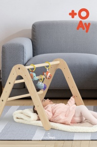 Centru activitati Montessori 2in1 - loc de joaca si biblioteca Gimy, MamaToyz