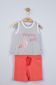 Compleu 2 piese Playing golf pentru baietei, Tongs baby - Img 2