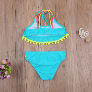 Costum de baie cu ciucuri din 2 piese Drool - Img 3