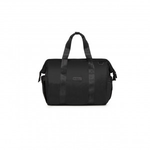 Geanta multifunctionala pentru parinti Skiddou Inger, Onyz Leather, Negru - Img 3