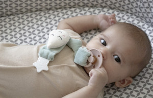 Lant pentru suzeta din material textil cu steluta BabyJem - Img 6