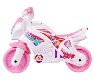 Motocicleta Ride On de curse TechnoK, My Little Fancy Bike, cu lumini si sunete