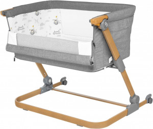 Patut 3 in 1 co-sleeping Skiddou Natt, Normandic Wood, Wood-gri - Img 11