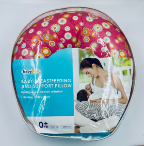Perna pentru alaptat 2 in 1 Nursing Pillow Flowers, BabyJem - Img 2