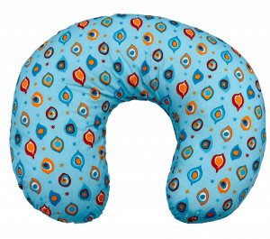 Perna pentru alaptat 2 in 1 Nursing Pillow Paun, BabyJem - Img 2