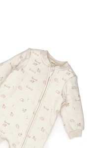 Salopeta cu fermoar, Lamb, BabyCosy, 100% bumbac organic - Img 4
