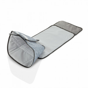 Saltea de infasat Grey pliabila cu sistem siguranta bebelusi BabyJem - Img 3