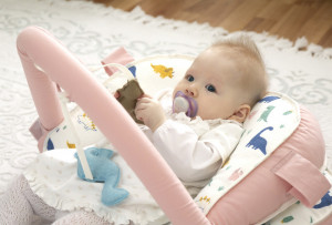 Saltea multifunctionala BabyJem Sit and Play cu bara jucarii - Img 5