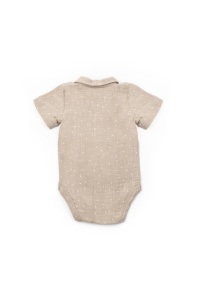 Set 2 body-uri cu guler TeddyBear, BabyCosy, 100% bumbac