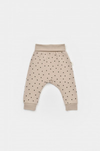 Set 2 pantaloni bebe unisex Girafa, Baby Cosy, 100% bumbac organic