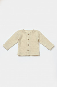 Set bluza si salopeta, Winter muselin, 100% bumbac - Apricot, BabyCosy