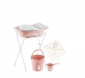 Set de baie complet pentru bebelusi cu 6 piese, BabyJem