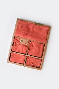 Set de 10 piese pentru nou nascut - 100% bumbac organic - Scortisoara, BabyCosy - Img 3