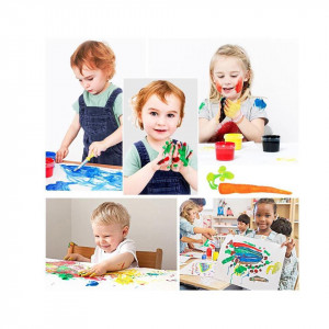 Set de 6 culori pentru desenat cu mainile Drool - Img 3