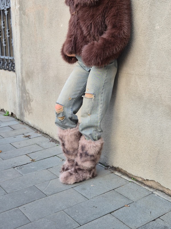 GHETE DAMA BLANA KHAKI MD.5287 - Img 5